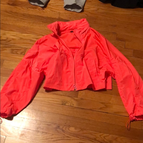 zara neon pink jacket